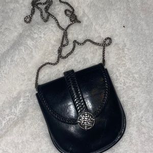 Brighton Black Cross-Over Bag